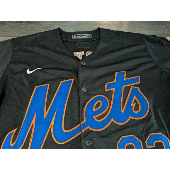 Juan Soto #22 New York Mets Alternate Black Jersey Men's Small - Picture 2 of 3